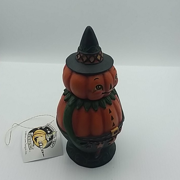 Johanna Parker Halloween Pumpkin Pete Spooks Jar - Bethany Lowe Designs - Picture 6 of 8
